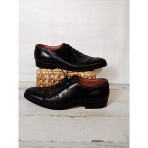 Mens Desai Black Dress Shoes Size 275  ‎   9.5mens US Conversion